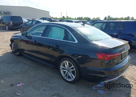 2022 Audi A4 Premium Plus 45 Tfsi S Line Quattro S Tronic z USA, uszkodzony, nr VIN WAUEAAF47NN014763